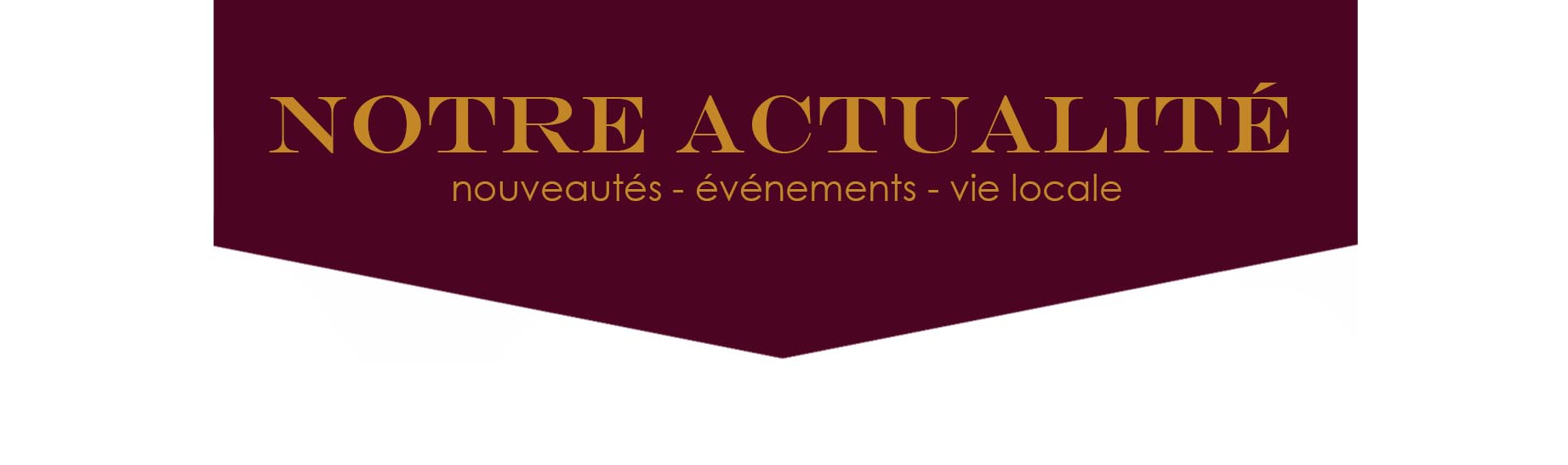 Actualités