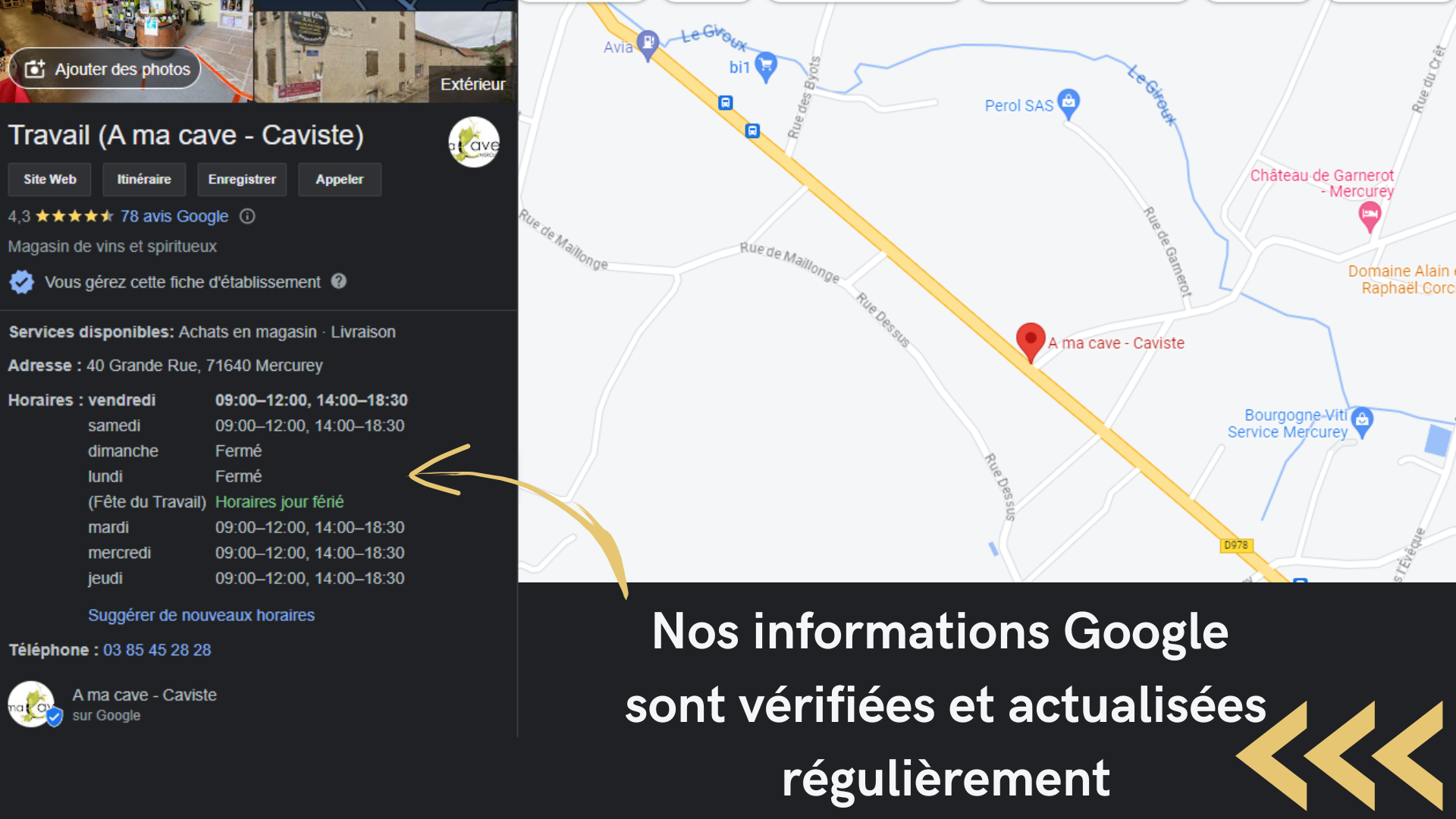 Nos informations